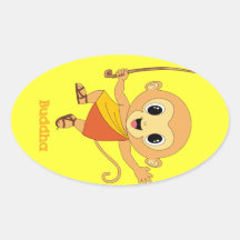 Buddha Monkey™ Sticker