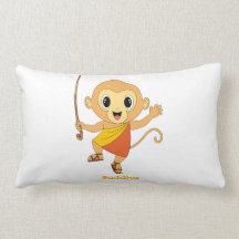 Buddha Monkey™ Throw Pillow