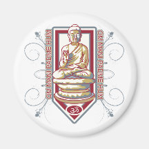 Buddha Om Mani Padma Hum Fridge Magnets