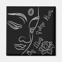 Buddha Om Mani Padme Hum Fridge Magnets