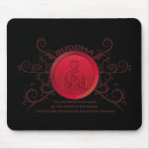 Buddha Present Moment Mouse Pads