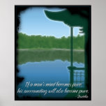 Buddha Pure Quote Poster posters
