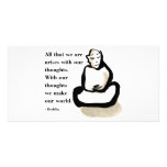 Buddha Quote: All That We Are photo cards