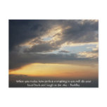 Buddha Quote - When you realise how perfect....... Postcards