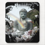 buddha rainbow mouse pads