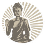 Buddha Rays Sticker