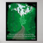 Buddha Road to Truth Quote Poster