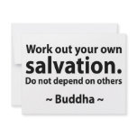 Buddha Salvation Quote invitations