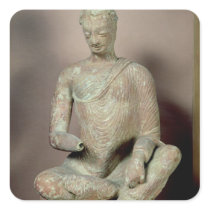 Buddha seated in meditation, from Fondukistan Stickers