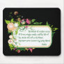 Buddha Single Candle Quote Mouse Pads