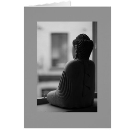 Buddha Sitting in Meditation Greeting Card