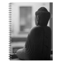 Buddha Sitting in Meditation Spiral Note Book