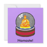 Buddha Snow Globe invitations