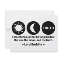 Buddha Truth Quote Custom Invite