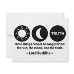 Buddha Truth Quote invitations
