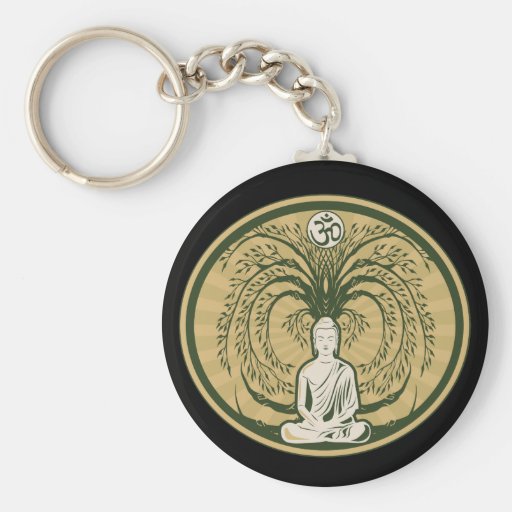 Buddha Under the Bodhi Tree Key Chain