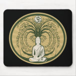 Buddha Under the Bodhi Tree Mousepad