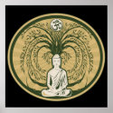 Buddha Under the Bodhi Tree posters