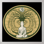 Buddha Under the Bodhi Tree posters