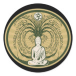 Buddha Under the Bodhi Tree stickers