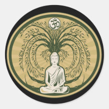 Buddha Under the Bodhi Tree Sticker