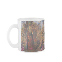 Buddha Walking Among the Flowers Mug