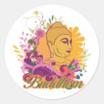 Buddhism Colour Stickers