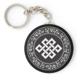Buddhist Endless Knot keychains