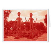 Buddhist Hell ... Thailand Greeting Card