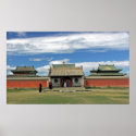 Buddhist temples at Erdene Zuu, Monglia posters