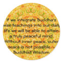 Buddhist Wisdom SAYING -  teaching stickers