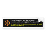 Buddhists Car Stickers bumper stickers