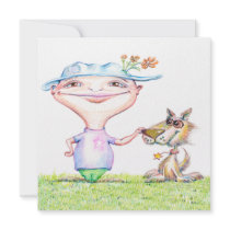 Buddies invitation - 5.25" x 5.25"