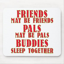 Buddies Sleep Together Mousepads