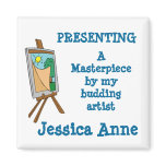 Budding Artist Custom Magnet MM27N