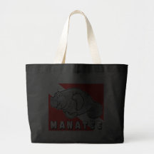Buddy Manatee Diver Tote Bag