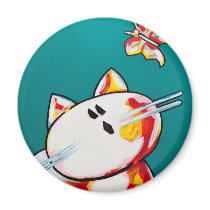 Buddy The Cat magnets