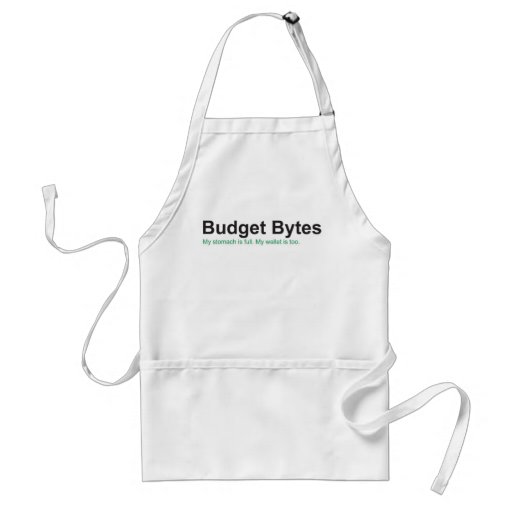 Budget Bytes Logo Apron