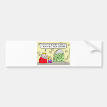 budget surplus king mother bumper sticker