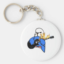 Budgie Rocks Keychain