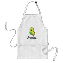 Budgies ate my homework apron