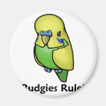 Budgies Rule! Magnet