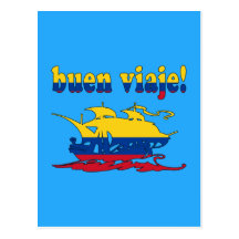 Buen Viaje - Good Trip in Colombian - Vacations Post Card