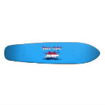 Buen Viaje in American Flag Colours Custom Skate Board