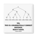 Buffalo (8 Times) Grammatically Correct Sentence magnets