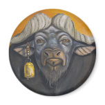 Buffalo Bells Refrigerator Magnet