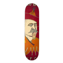 Buffalo Bill Advertisement 1890 Skate Board Deck