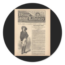 Buffalo Bill - Beadle's Half Dime Library 1879 Stickers