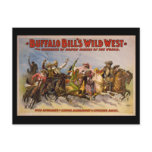 Buffalo Bill's Wild West Cowboys Poster Postcards