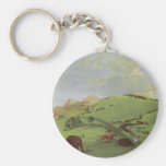 Buffalo Chase, Mouth of the Yellowstone by Catlin Keychains